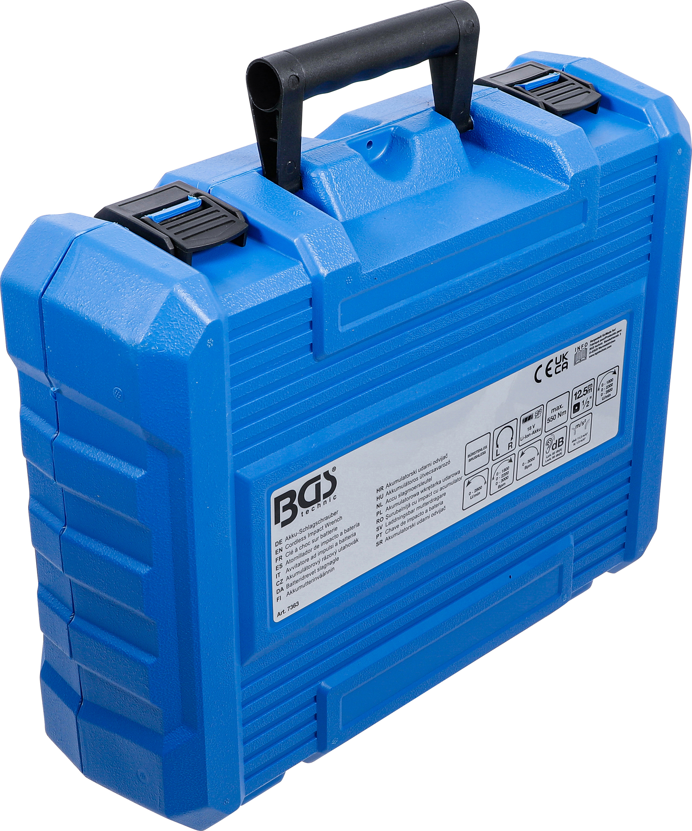 BGS Akku-Schlagschrauber | bürstenlos | 12,5 mm (1/2") | 550 Nm | 18 V | ohne Akku BGS Akku-Schlagschrauber | bürstenlos | 12,5 mm (1/2") | 550 Nm | 18 V | ohne Akku