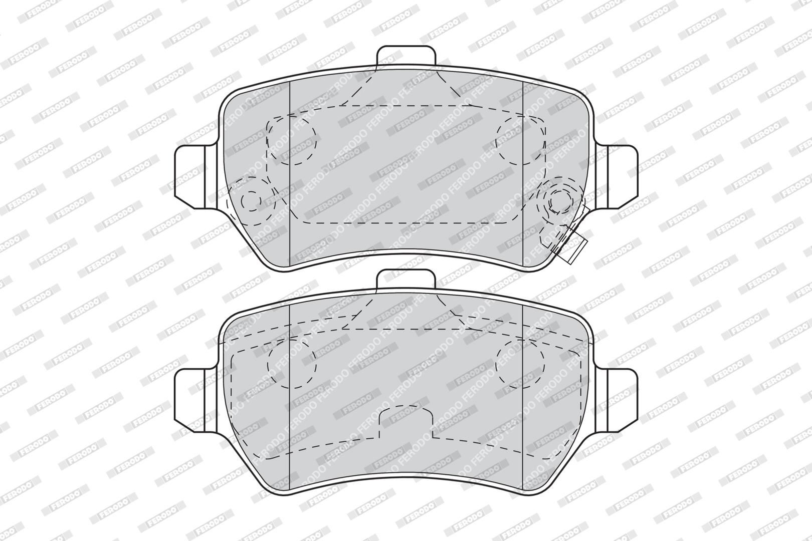 Bremsbelagsatz, Scheibenbremse