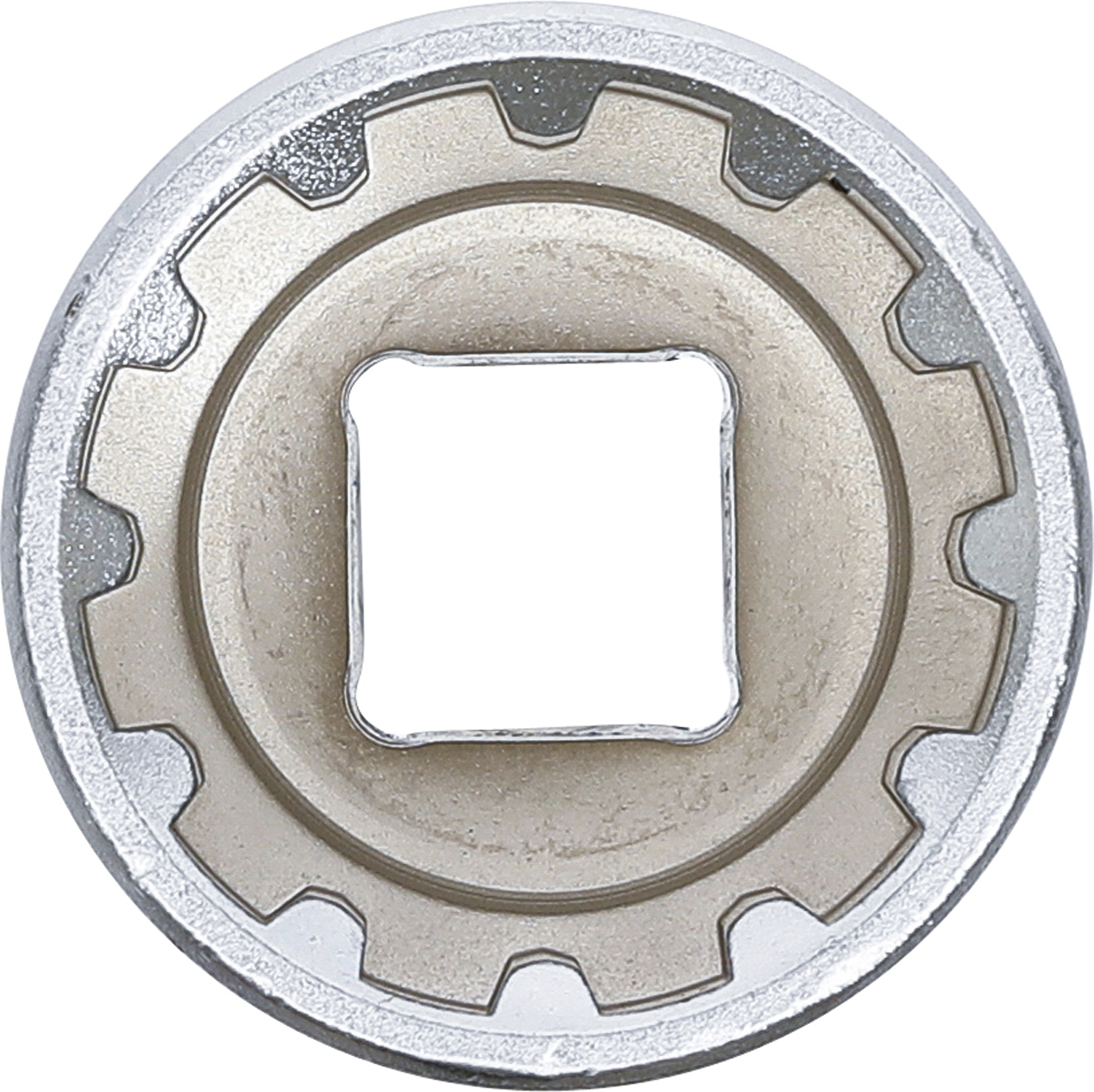 BGS Steckschlüssel-Einsatz Gear Lock | Antrieb Innenvierkant 12,5 mm (1/2") | SW 27 mm