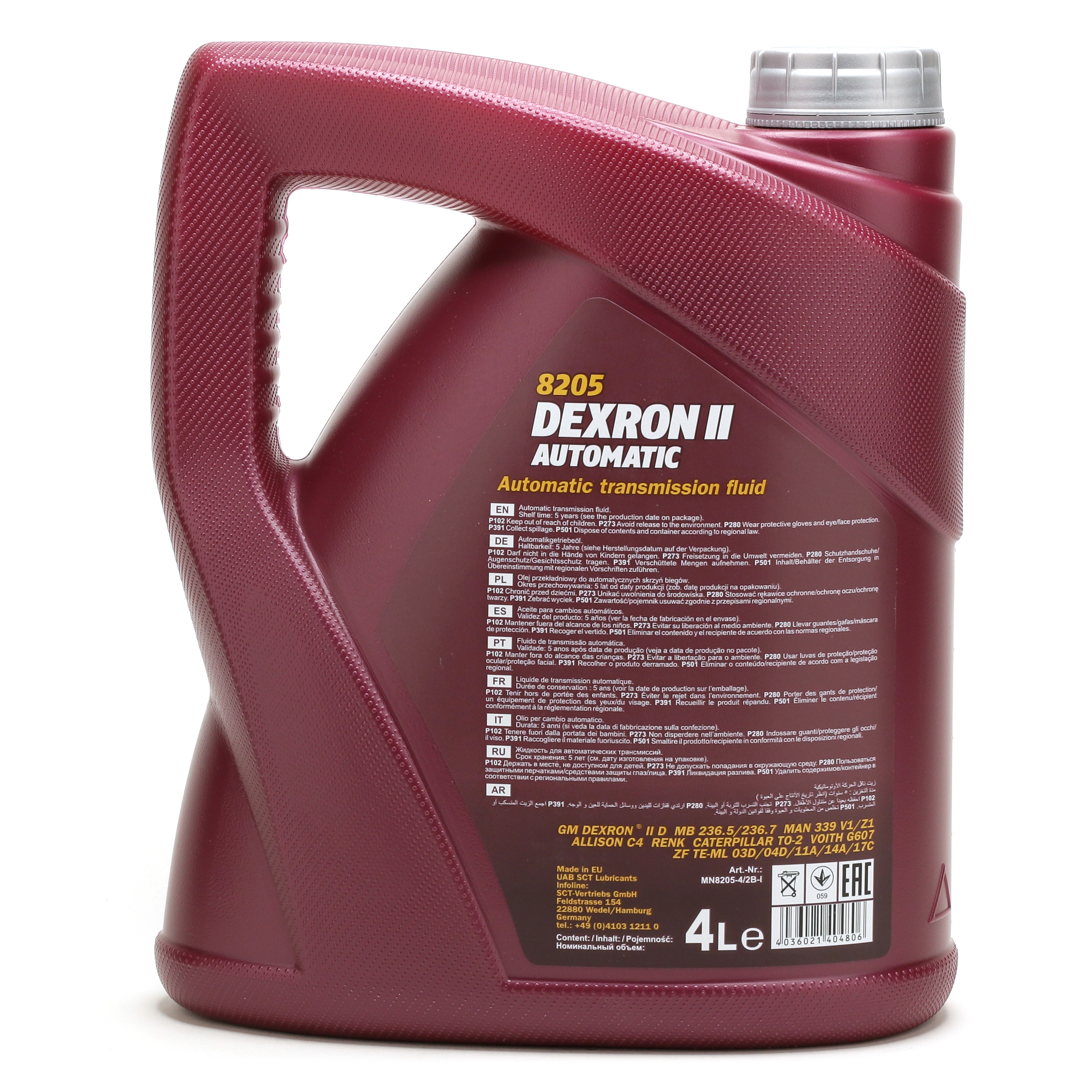 Mannol 8205 ATF Dexron II Automatic 4 Liter