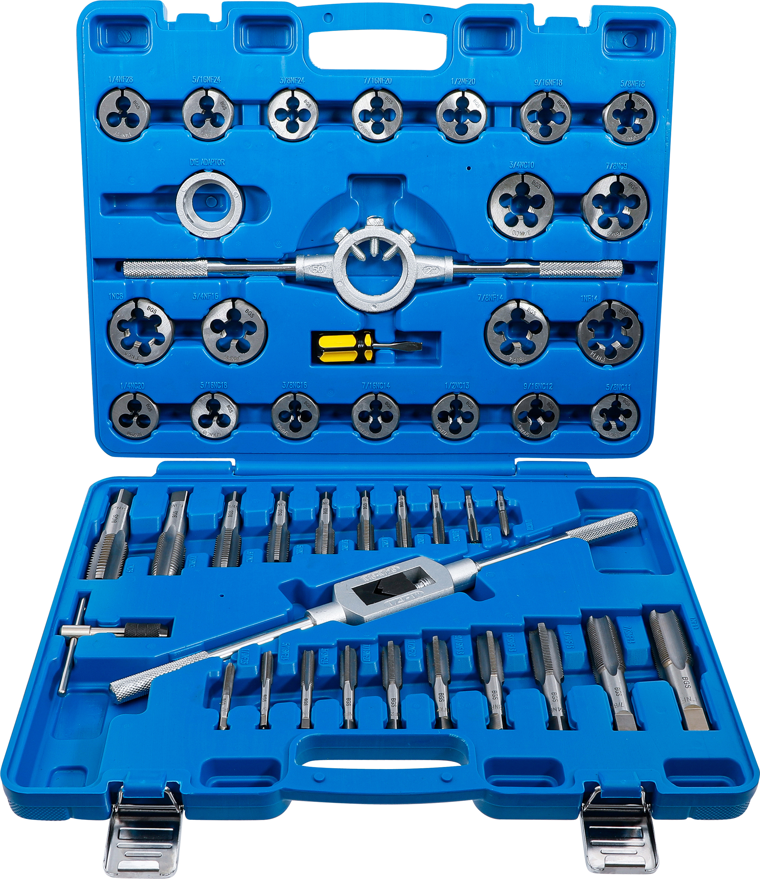 BGS Gewindeschneid-Satz | Zoll | 1/4" - 1" | 45-tlg.
