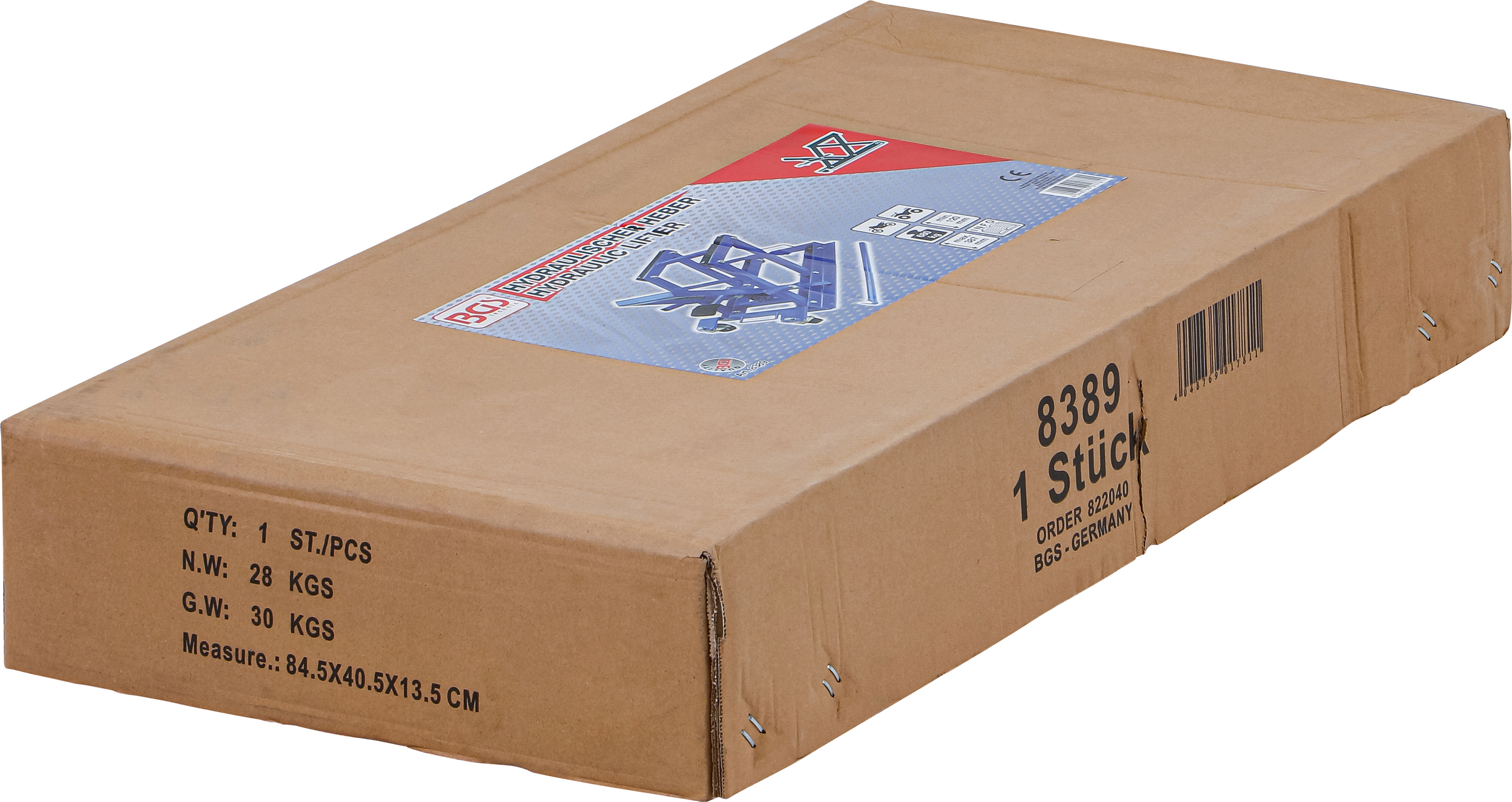 BGS Hydraulischer Heber | für Motorräder und ATV | 680 kg