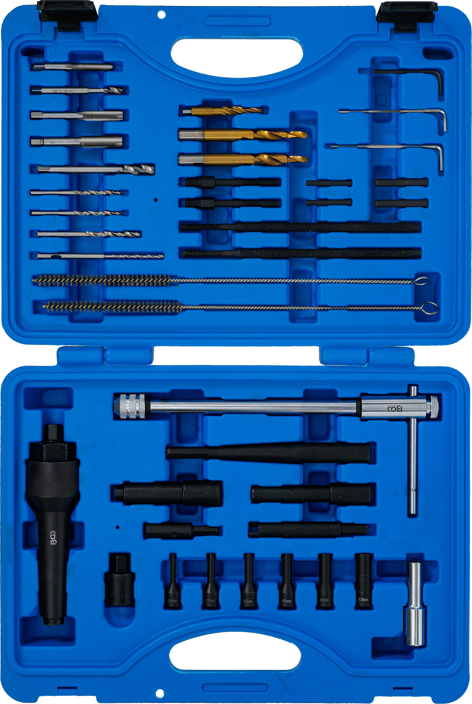 BGS Glühkerzen-Ausbau und Gewinde-Reparatur-Satz | M8, M10 | 41-tlg.