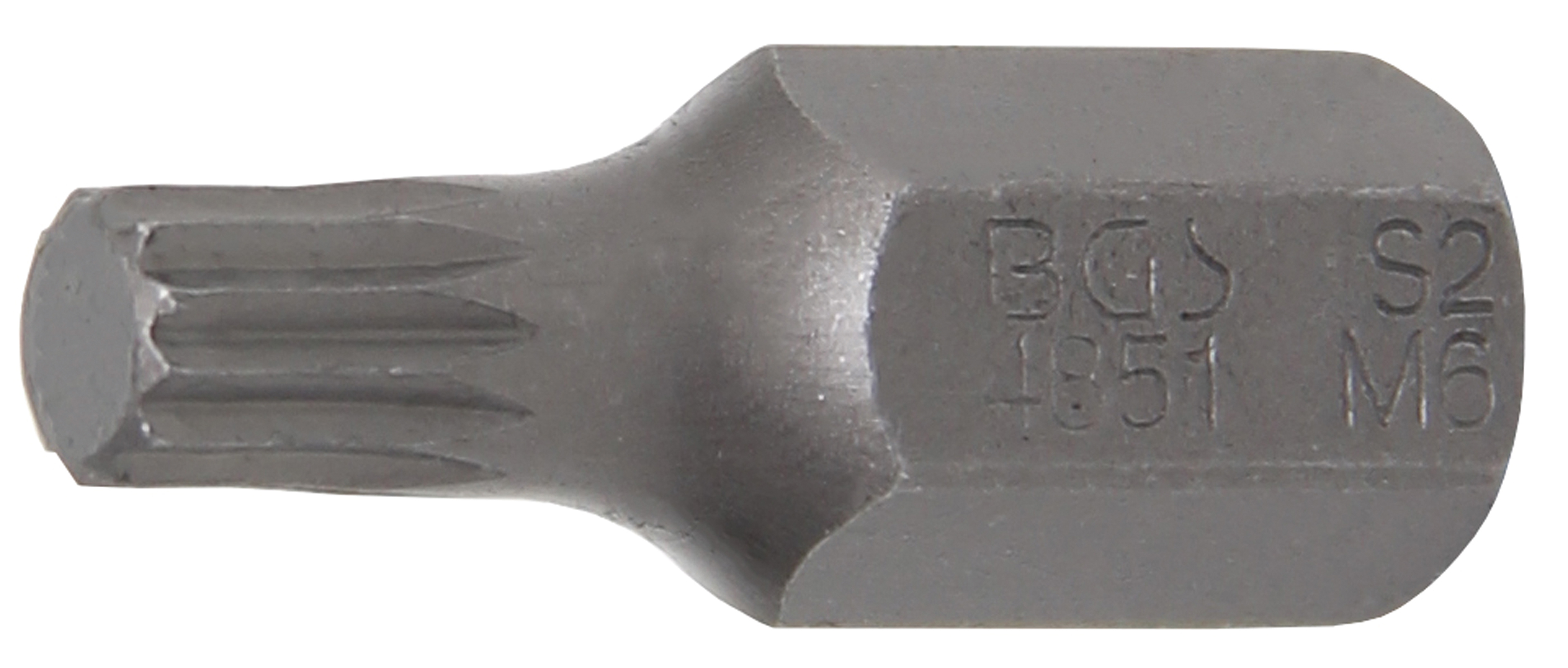 BGS Bit | Antrieb Außensechskant 10 mm (3/8") | Innenvielzahn (für XZN) M6