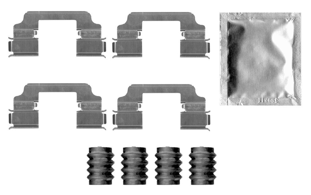 Zubehörsatz, Scheibenbremsbelag