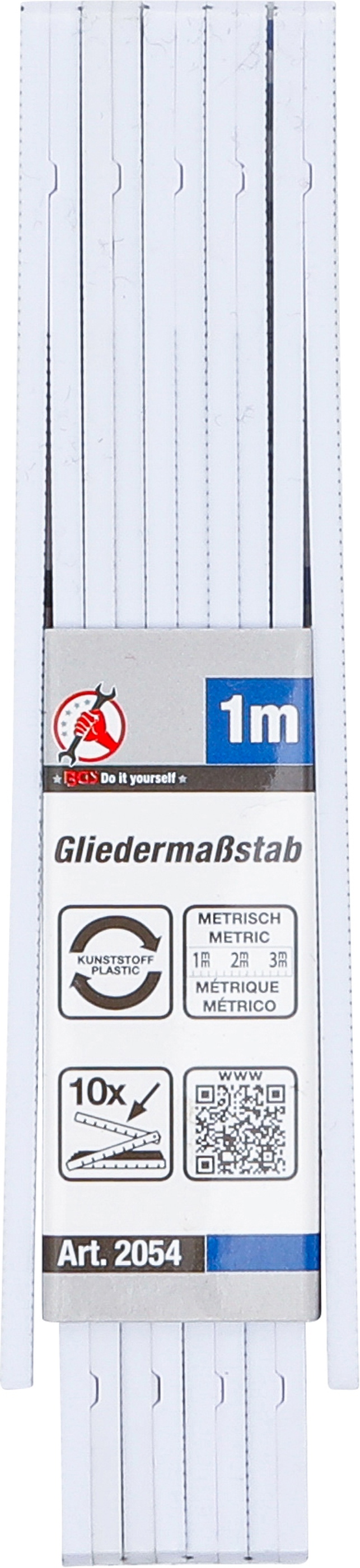 BGS Gliedermaßstab | 10 Glieder | 1 m