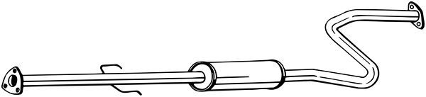 Mittelschalldämpfer