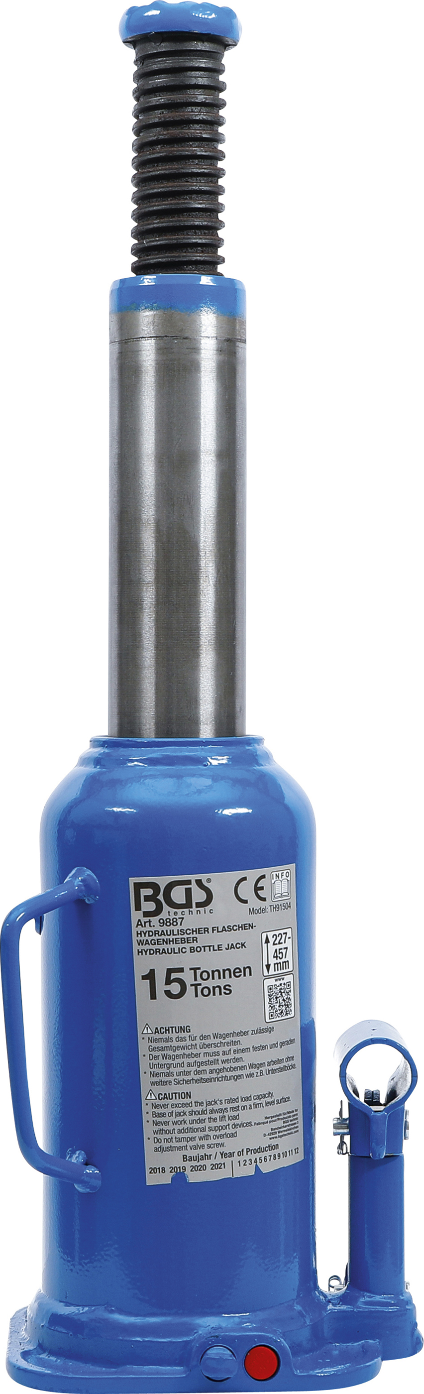 BGS Hydraulischer Flaschen-Wagenheber | 15 t