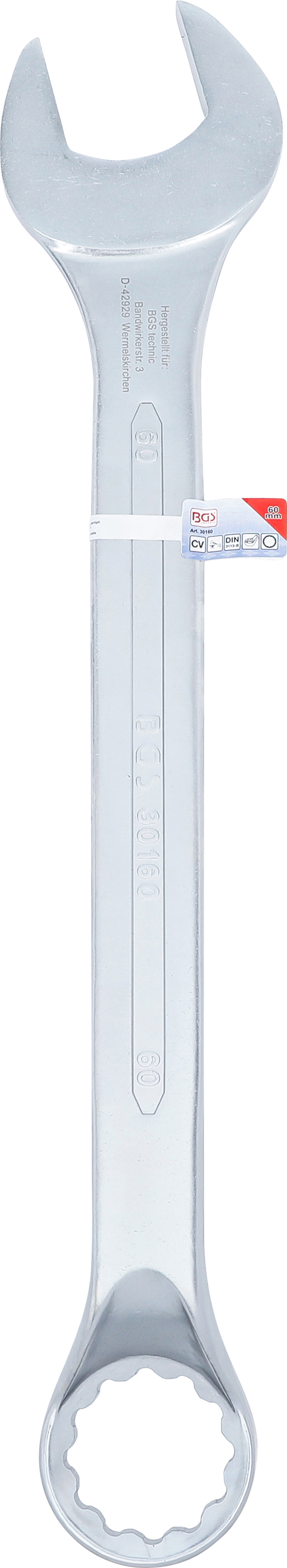 BGS Maul-Ringschlüssel, gekröpft | SW 60 mm