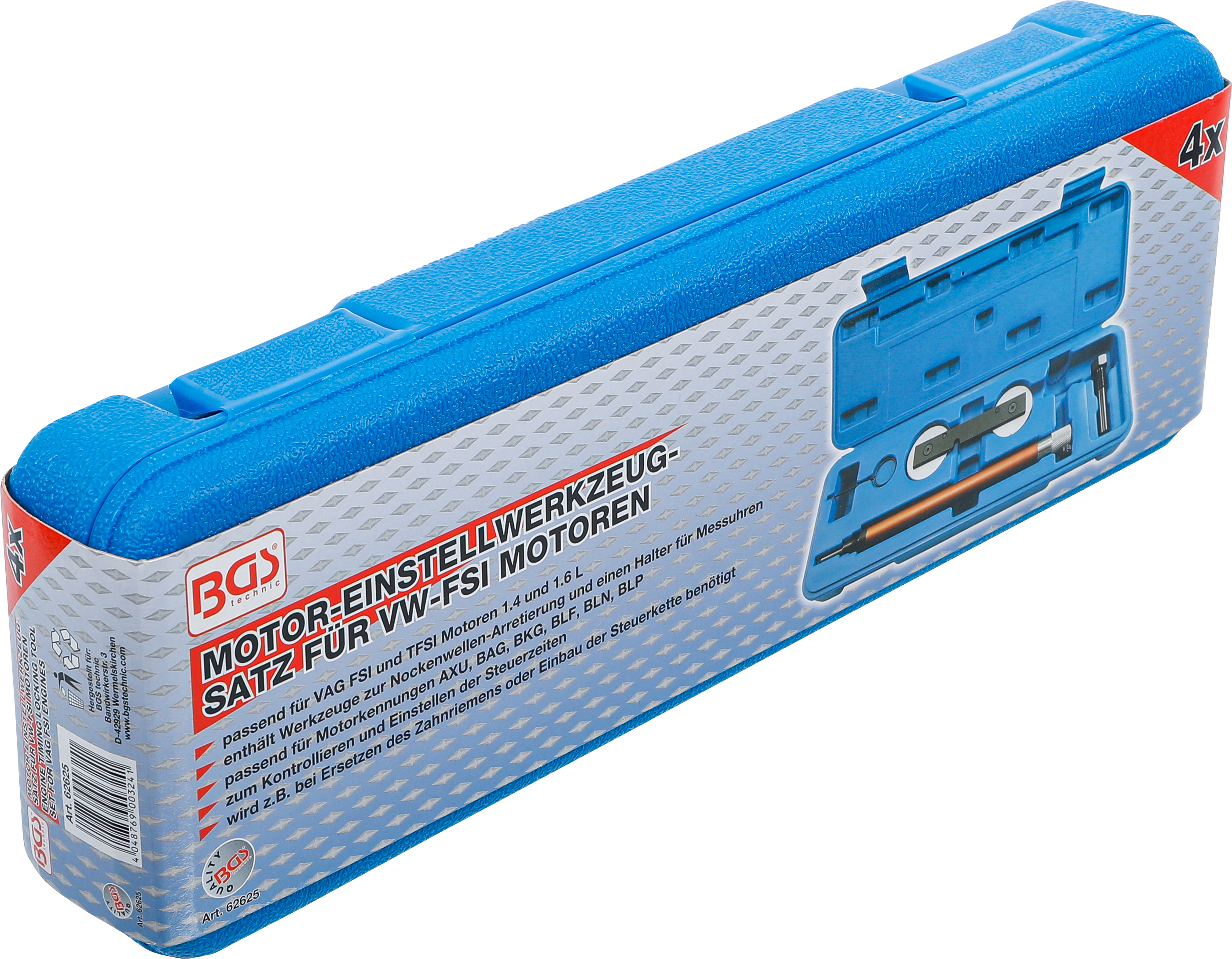 BGS Motor-Einstellwerkzeug-Satz | für VAG FSI, TSI 1.4, 1.6 (mit Steuerkette)