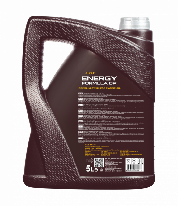 5W-30 Mannol 7701 Formula OP für Opel und GM Motoröl 5 Liter
