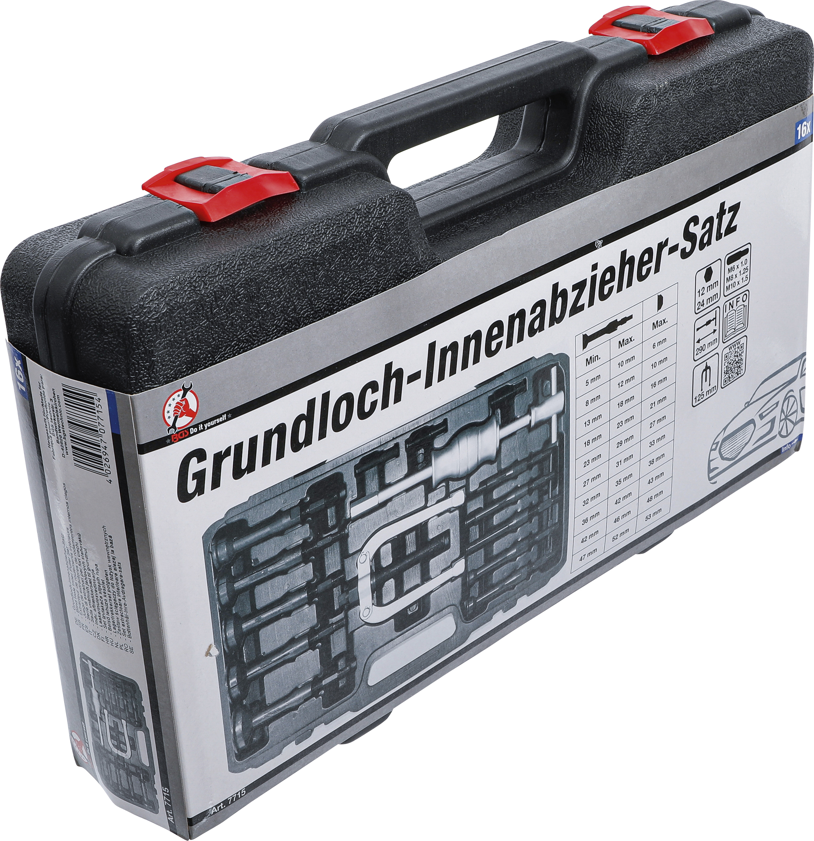 BGS Grundloch-Innenlager-Abzieher-Satz | 16-tlg.