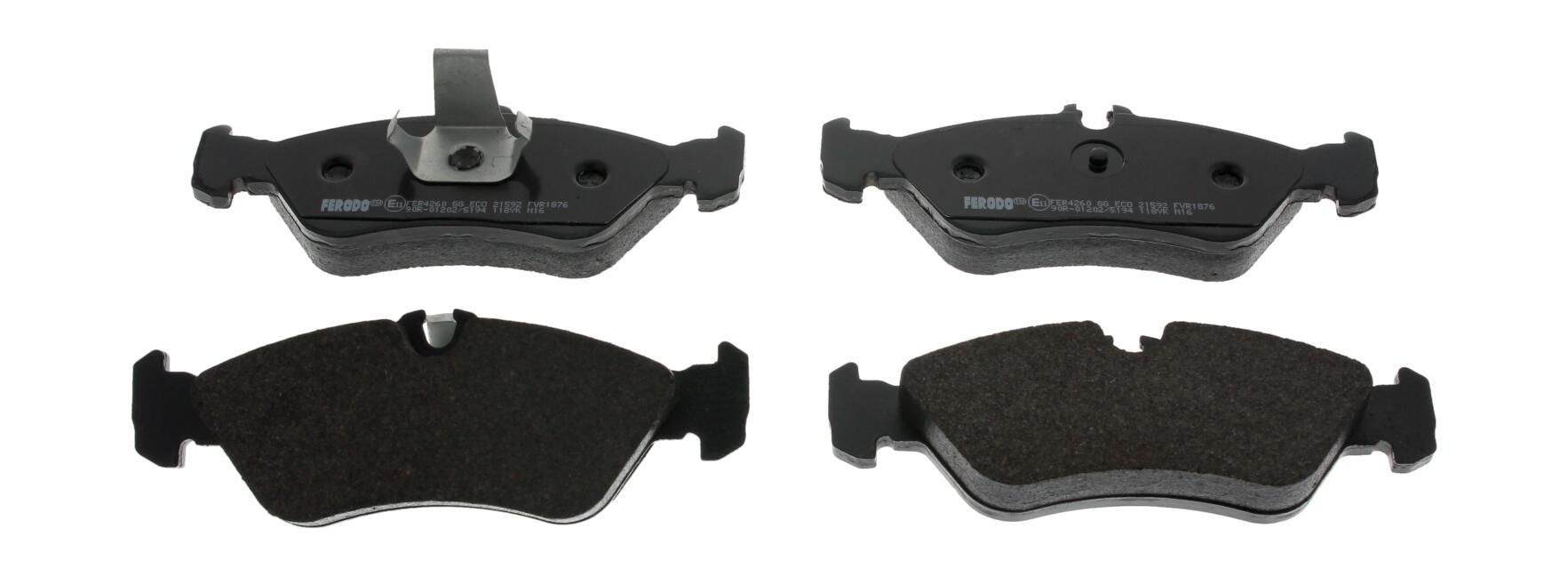 Bremsbelagsatz, Scheibenbremse