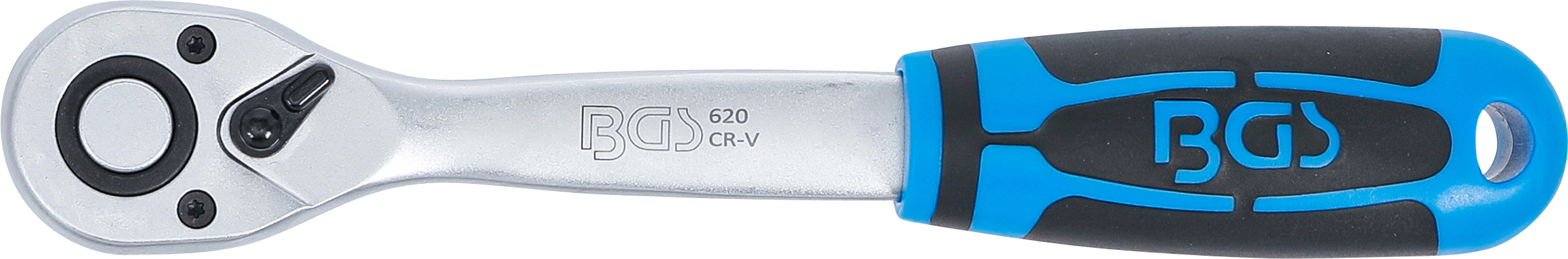 BGS Umschaltknarre | feinverzahnt | Abtrieb Außenvierkant 12,5 mm (1/2")