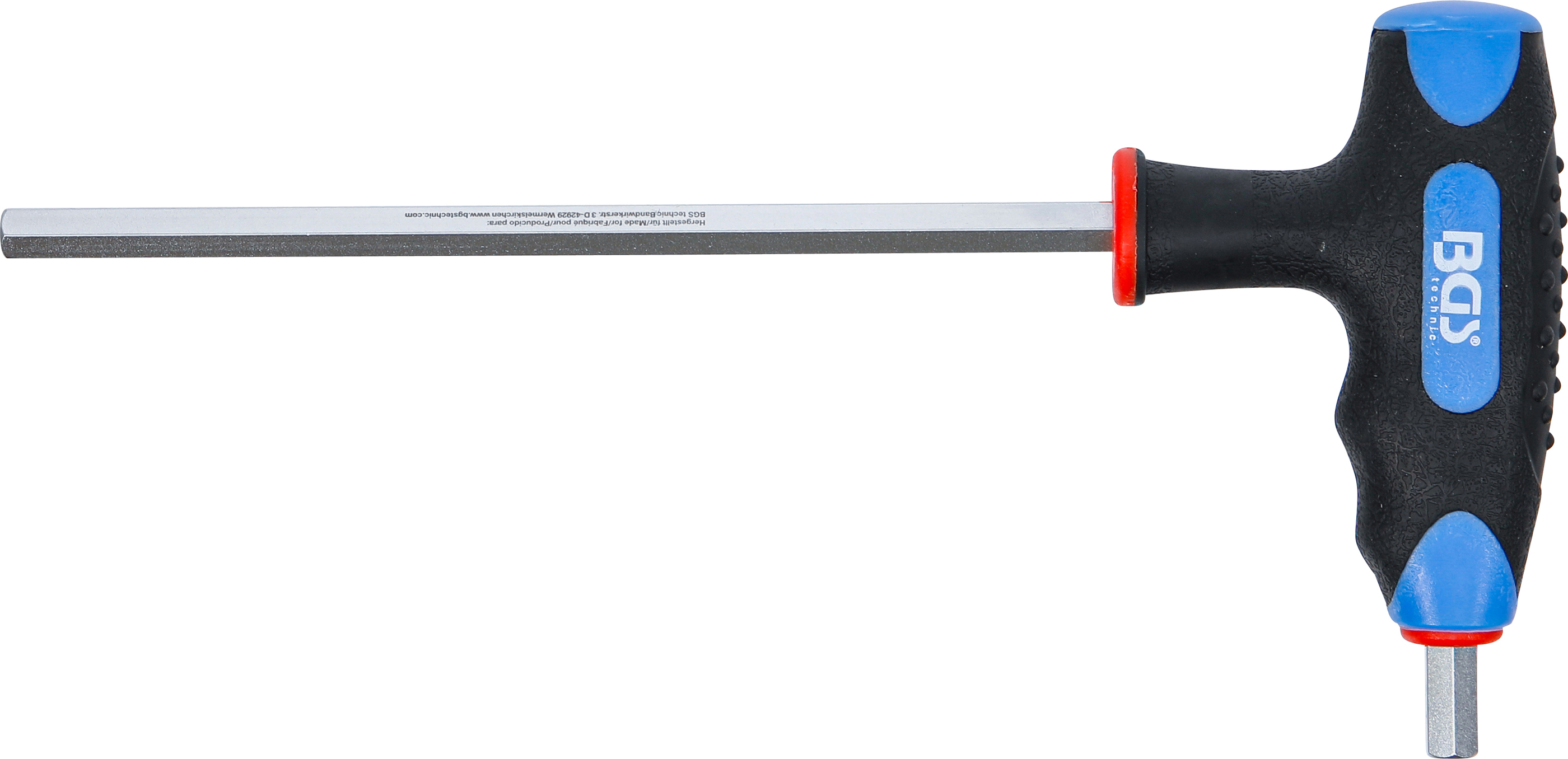 BGS Schraubendreher mit T-Griff und seitlicher Klinge | Innensechskant 8 mm