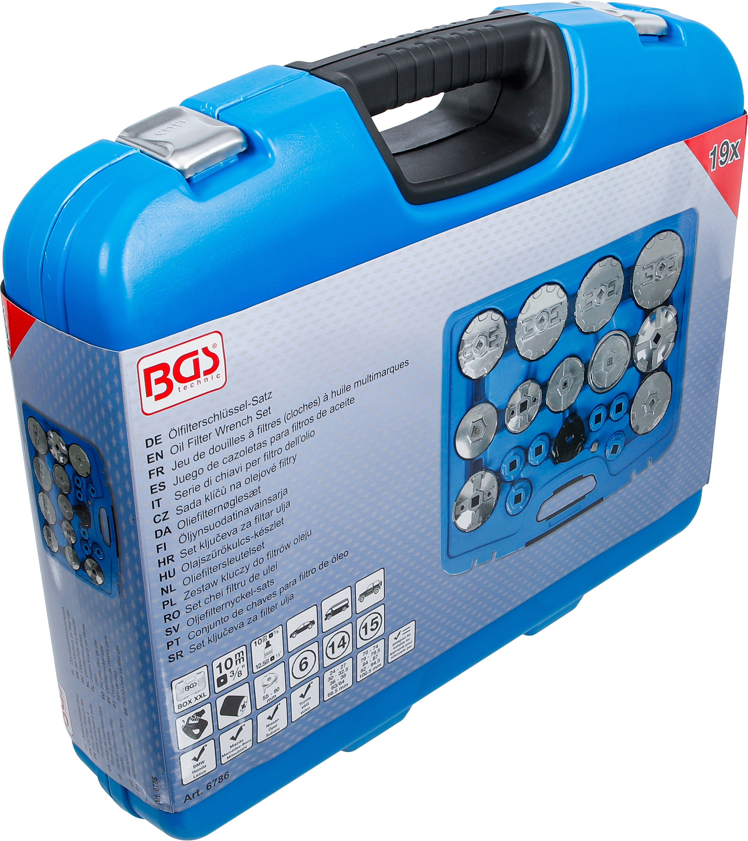BGS Ölfilterschlüssel-Satz | 19-tlg.