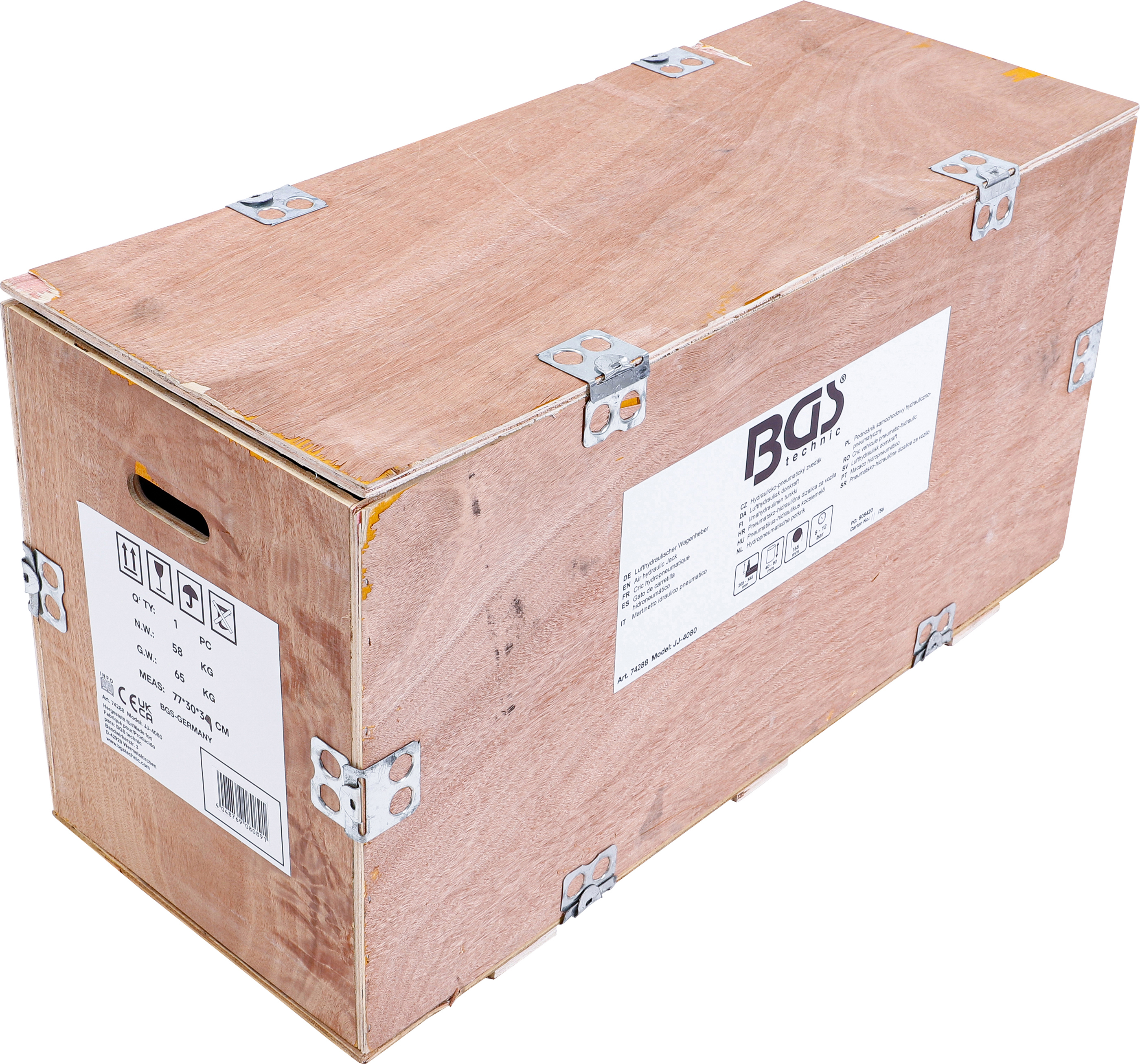 BGS Wagenheber | lufthydraulisch | fahrbar | 40 / 80 t