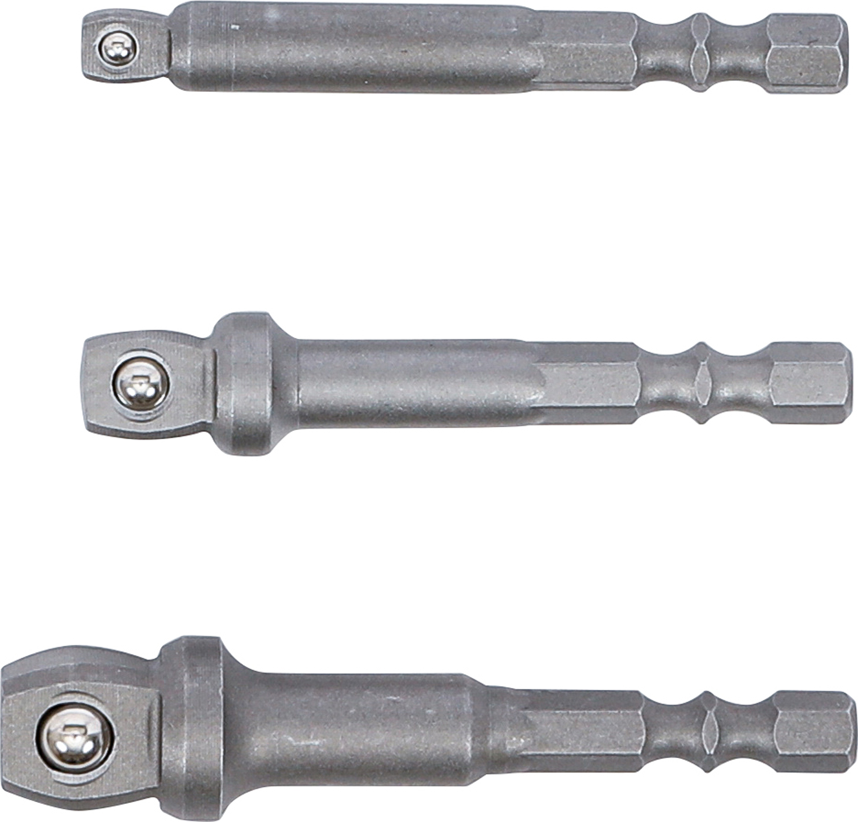 BGS Bohrmaschinen-Kippadapter-Satz | Antrieb Außensechskant 6,3 mm (1/4") | 3-tlg.