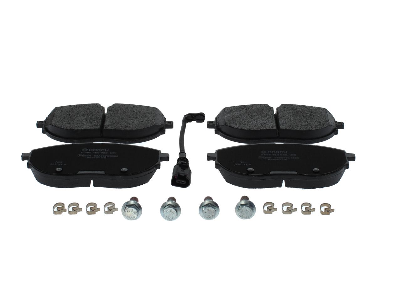 Bremsbelagsatz, Scheibenbremse