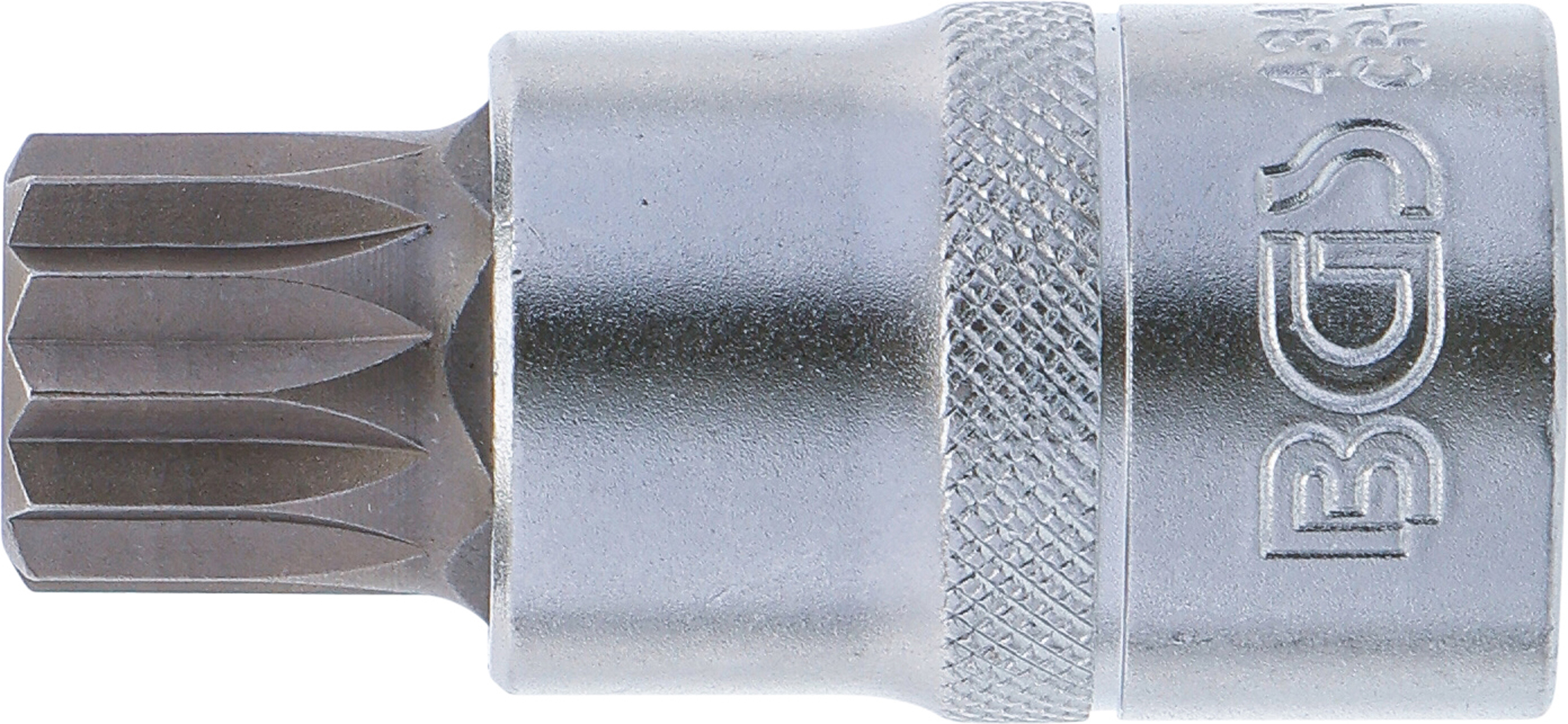 BGS Bit-Einsatz | Antrieb Innenvierkant 12,5 mm (1/2") | Innenvielzahn (für XZN) M18