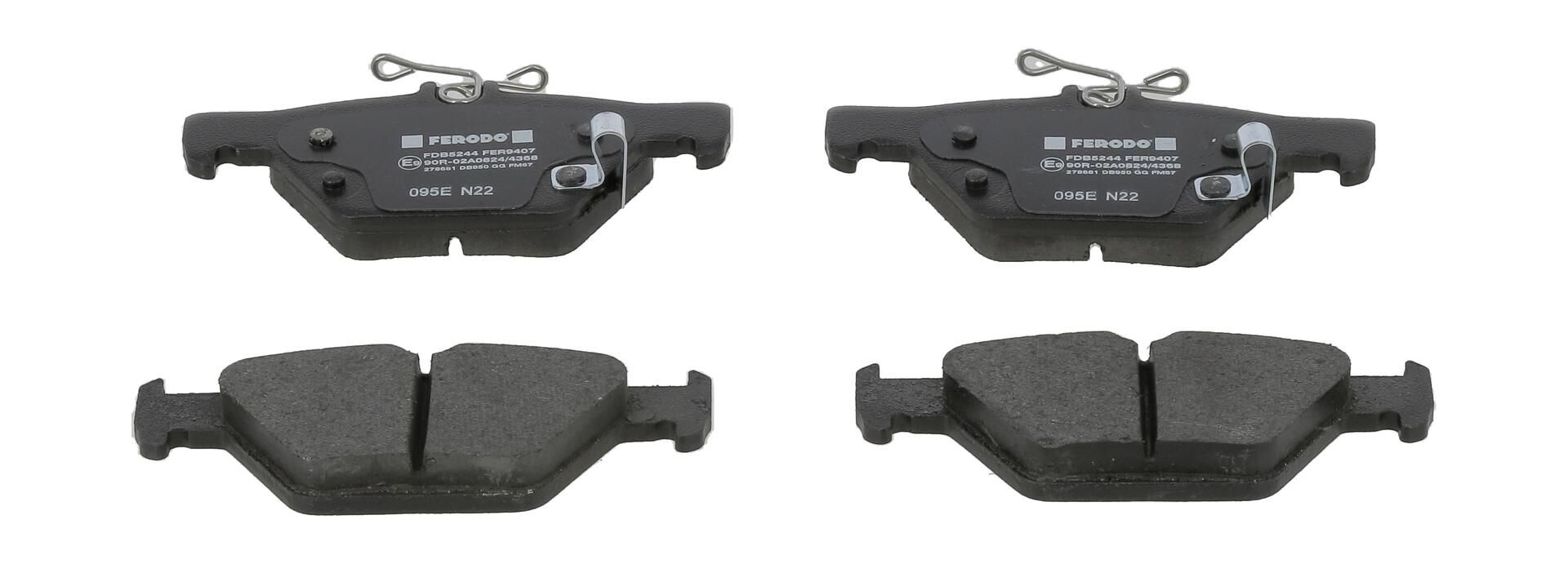 Bremsbelagsatz, Scheibenbremse