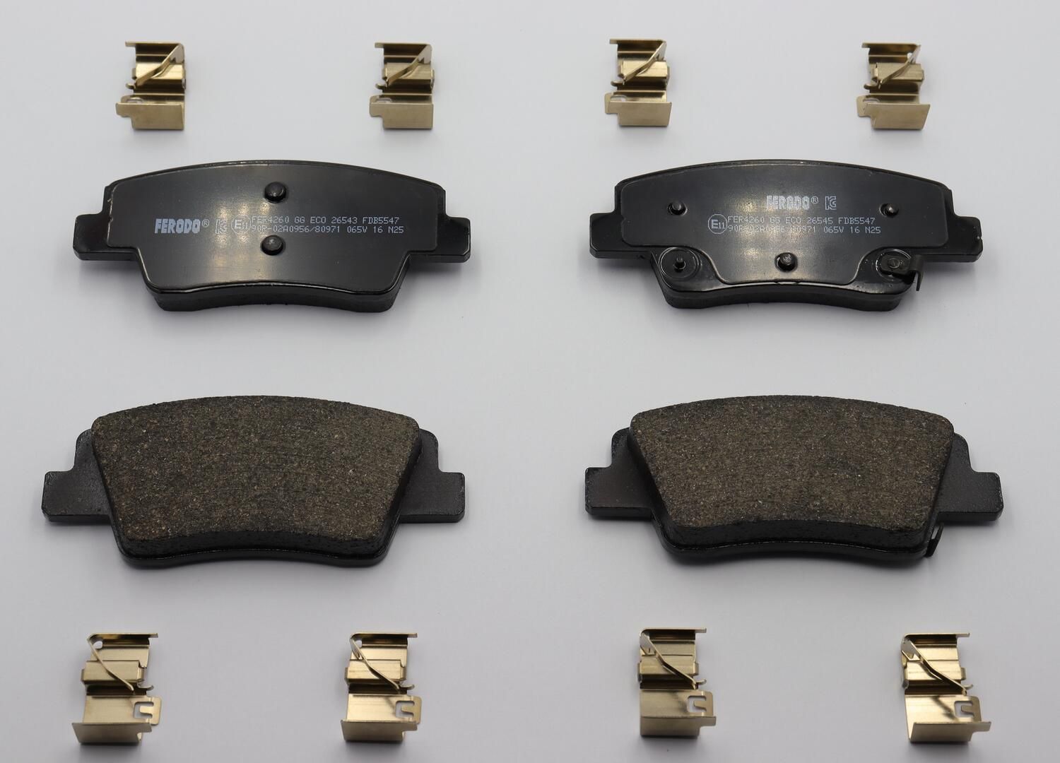 Bremsbelagsatz, Scheibenbremse