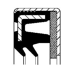 Wellendichtring, Differential