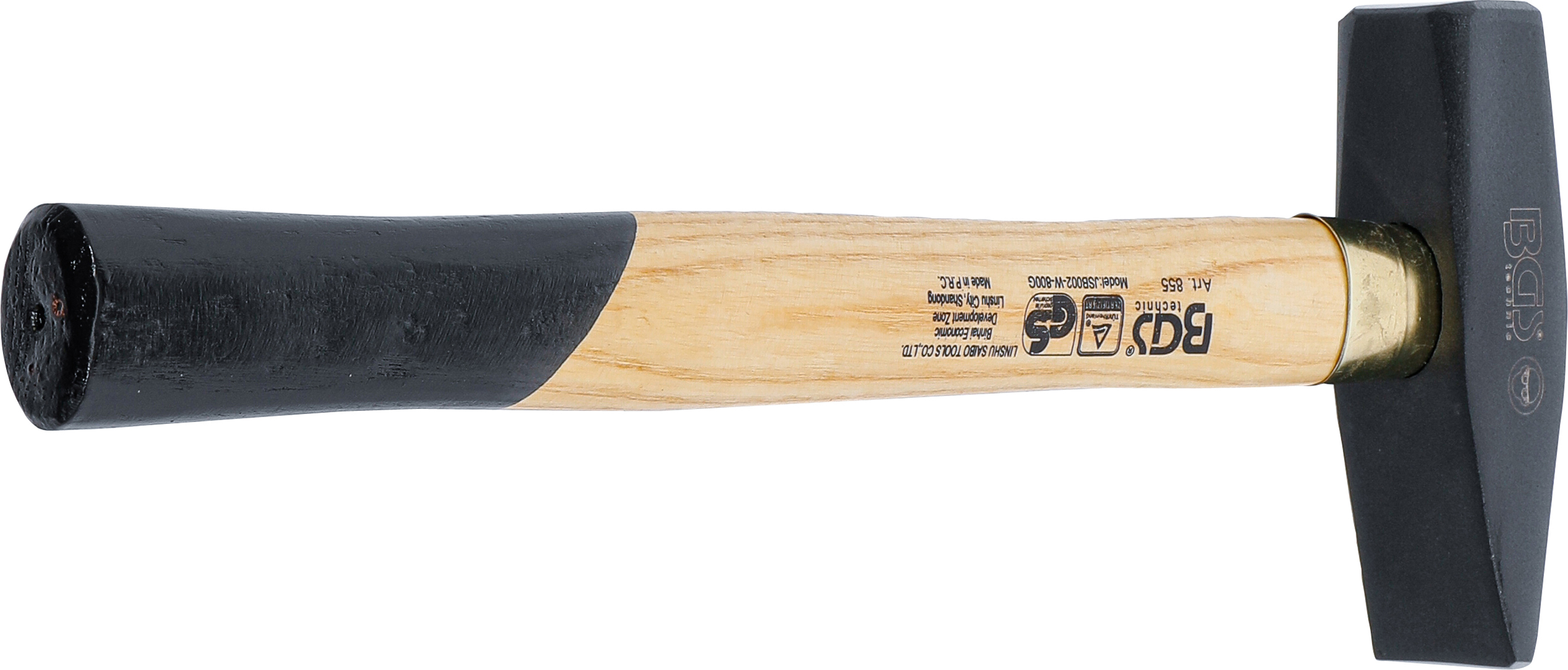 BGS Schlosserhammer | Holz-Stiel | DIN 1041 | 800 g