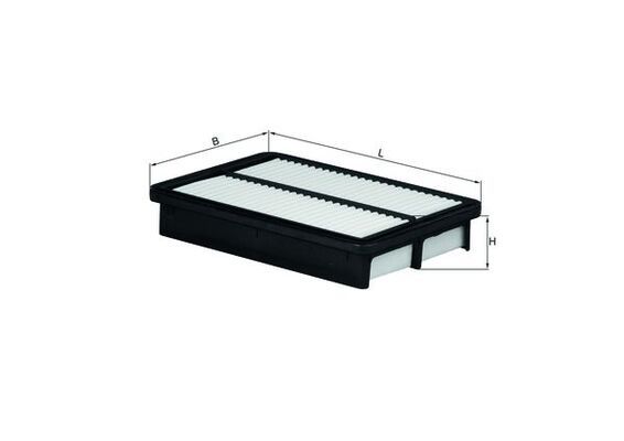 Luftfilter “KNECHT Filtereinsatz , 253 mm, 176 mm”