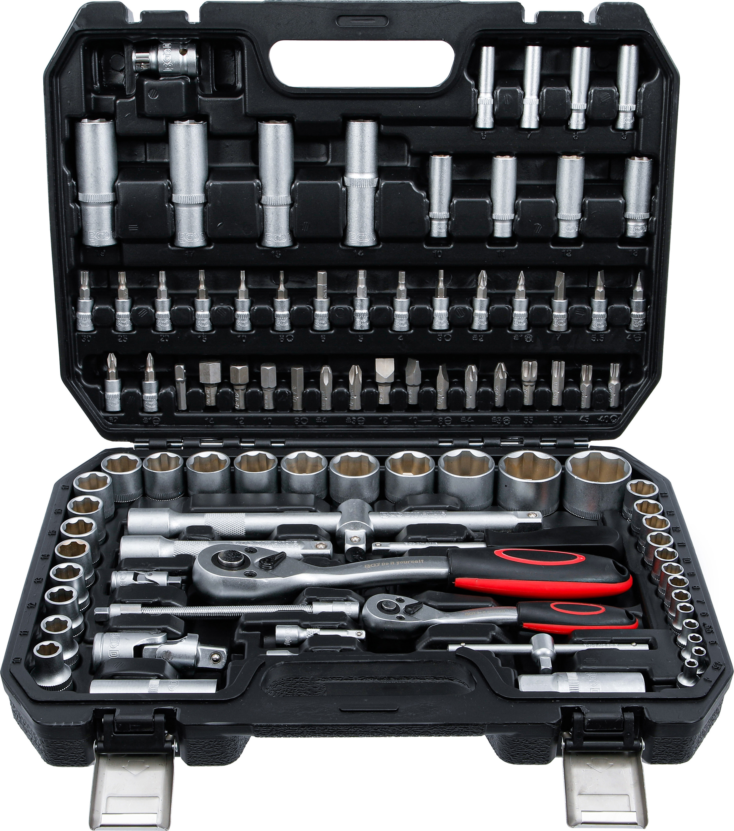 BGS Steckschlüssel-Satz | Antrieb 6,3 mm (1/4") / 12,5 mm (1/2") | 94-tlg.