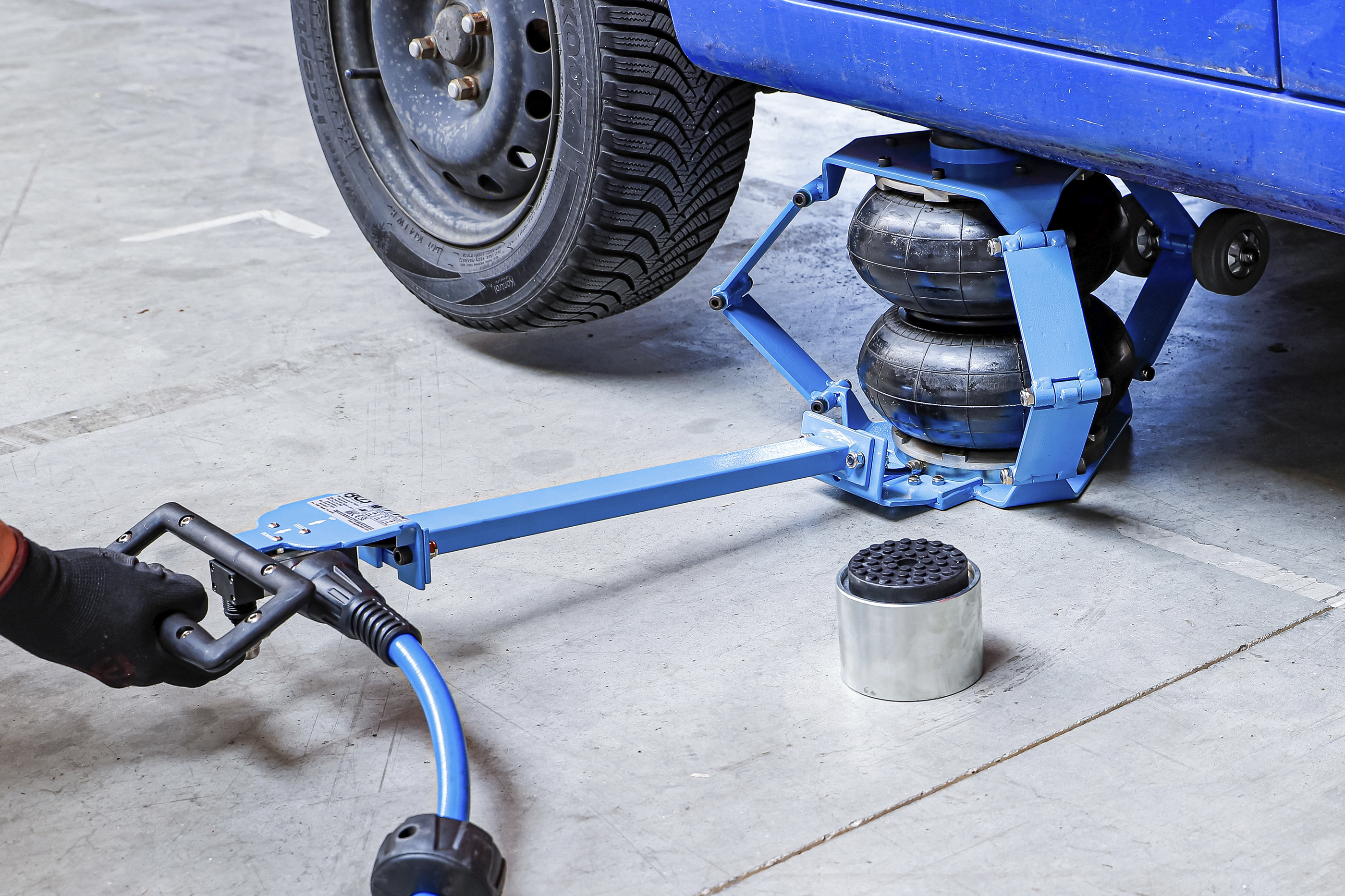 BGS Pneumatischer Ballon-Wagenheber | fahrbar | max. 410 mm | 2000 kg