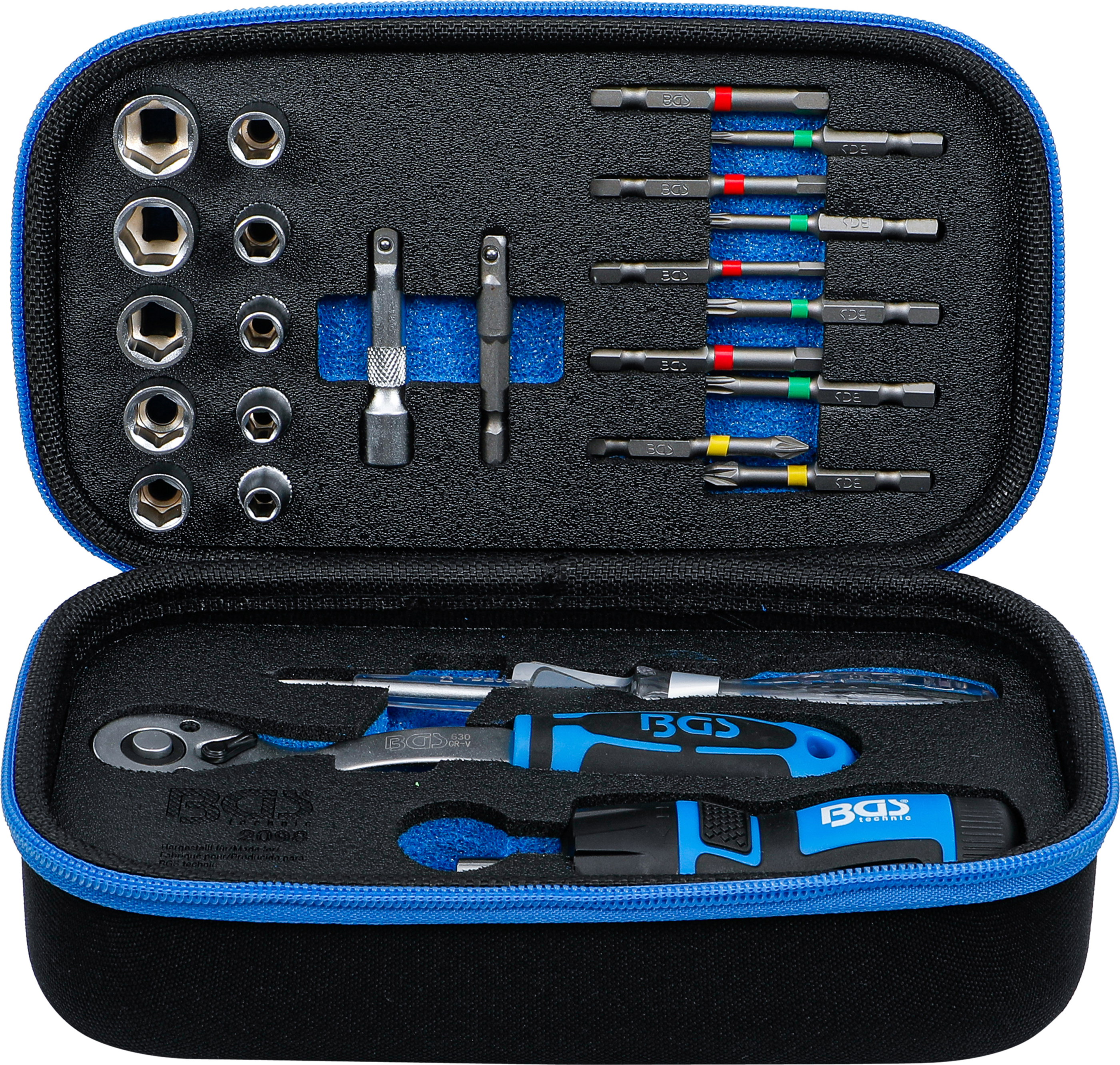 BGS Steckschlüssel-Satz | Antrieb 6,3 mm (1/4") | 26-tlg.