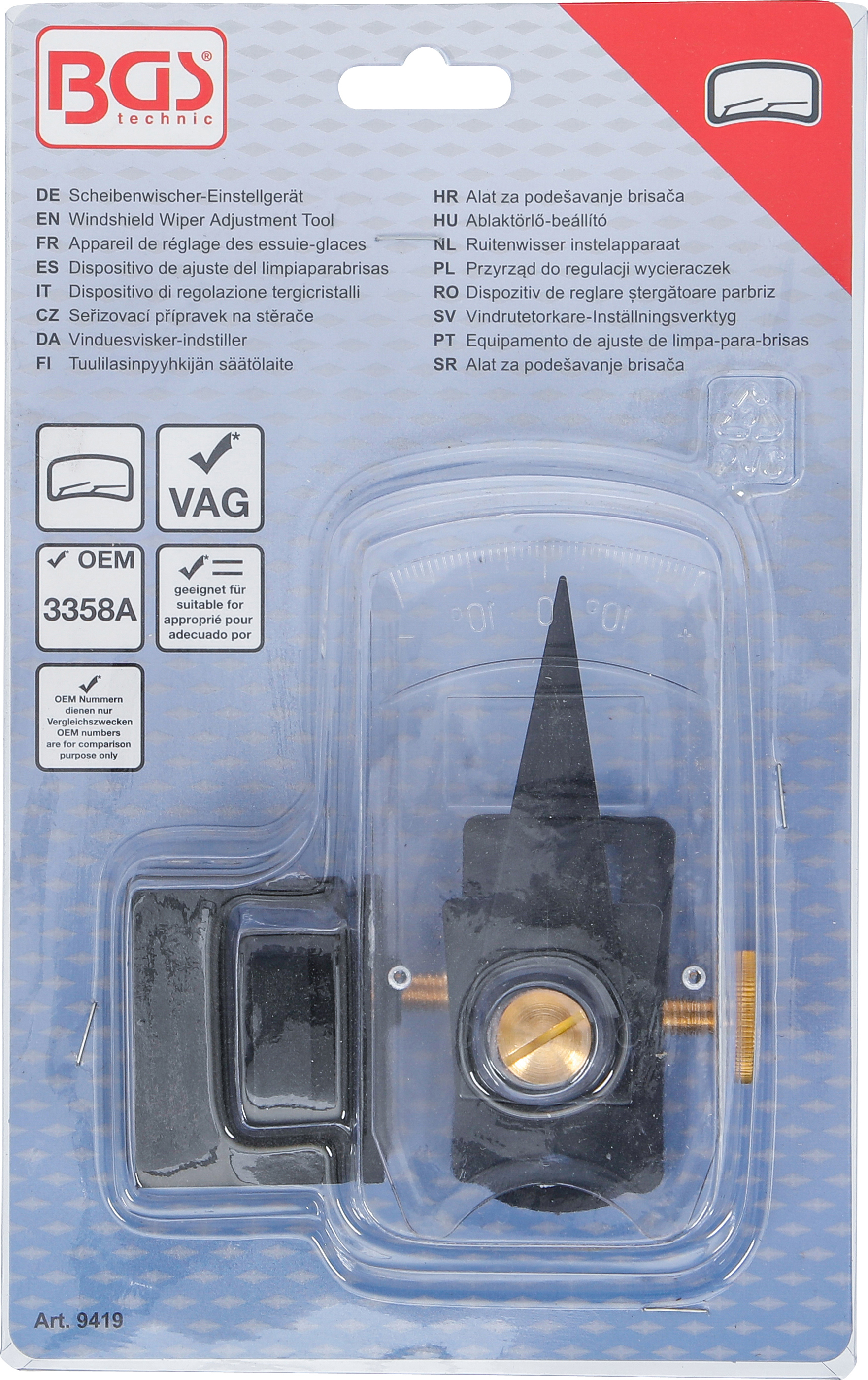 BGS Scheibenwischer-Einstellgerät